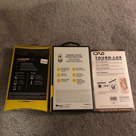 SAMSUNG GALAXY + IPHONE CASE & SCREEN PROTECTOR LOT OTTER BOX ETC - Picture 5 of 5